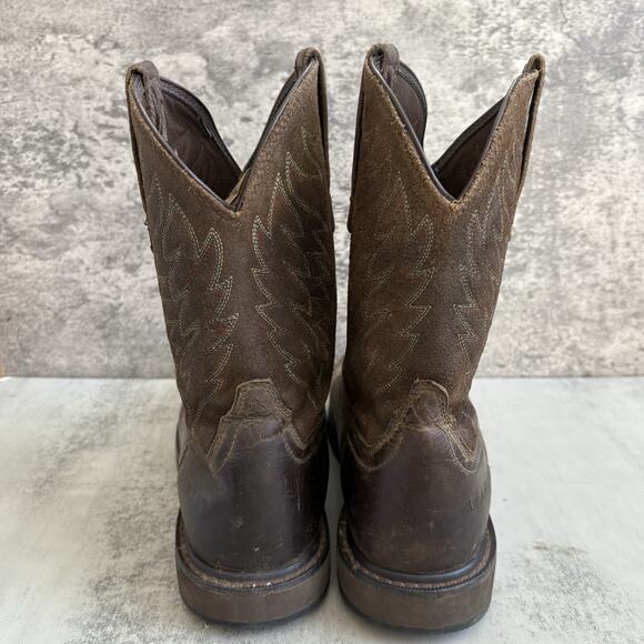 Ariat Groundbreaker Work Boot F2892 Square Toe Leather Men’s Size 8.5D EUC main image 6